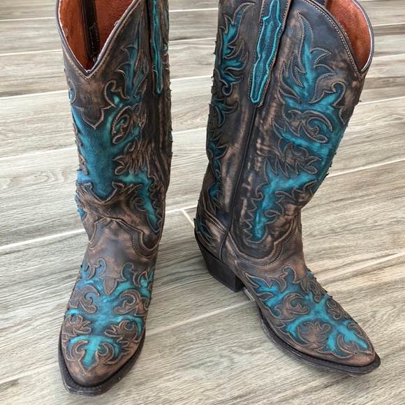 Dan Post Cowboy Boots size 8 - Picture 1 of 10